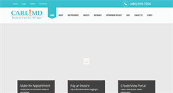 Desktop Screenshot of caremd.com