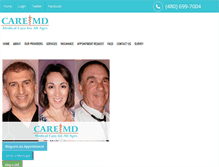 Tablet Screenshot of caremd.com